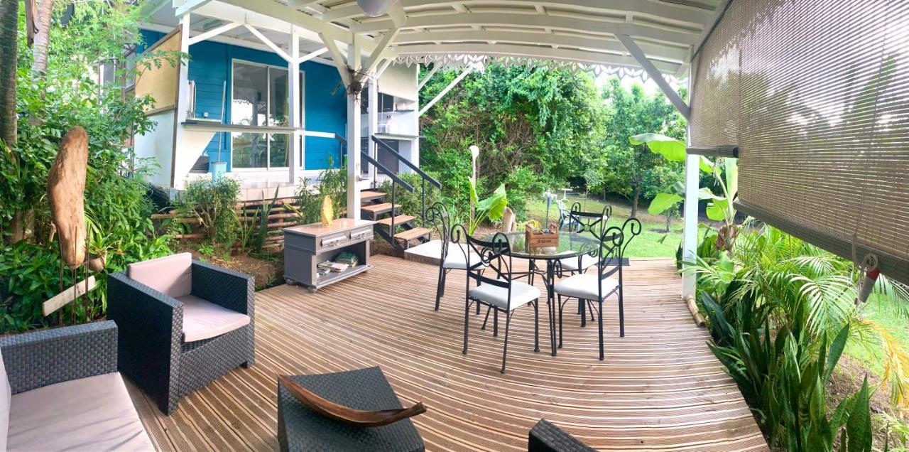 LODGE PAMPLEMOUSSE avec PISCINE privative , dans parc calme à 500 m plage Le Carbet Exterior foto