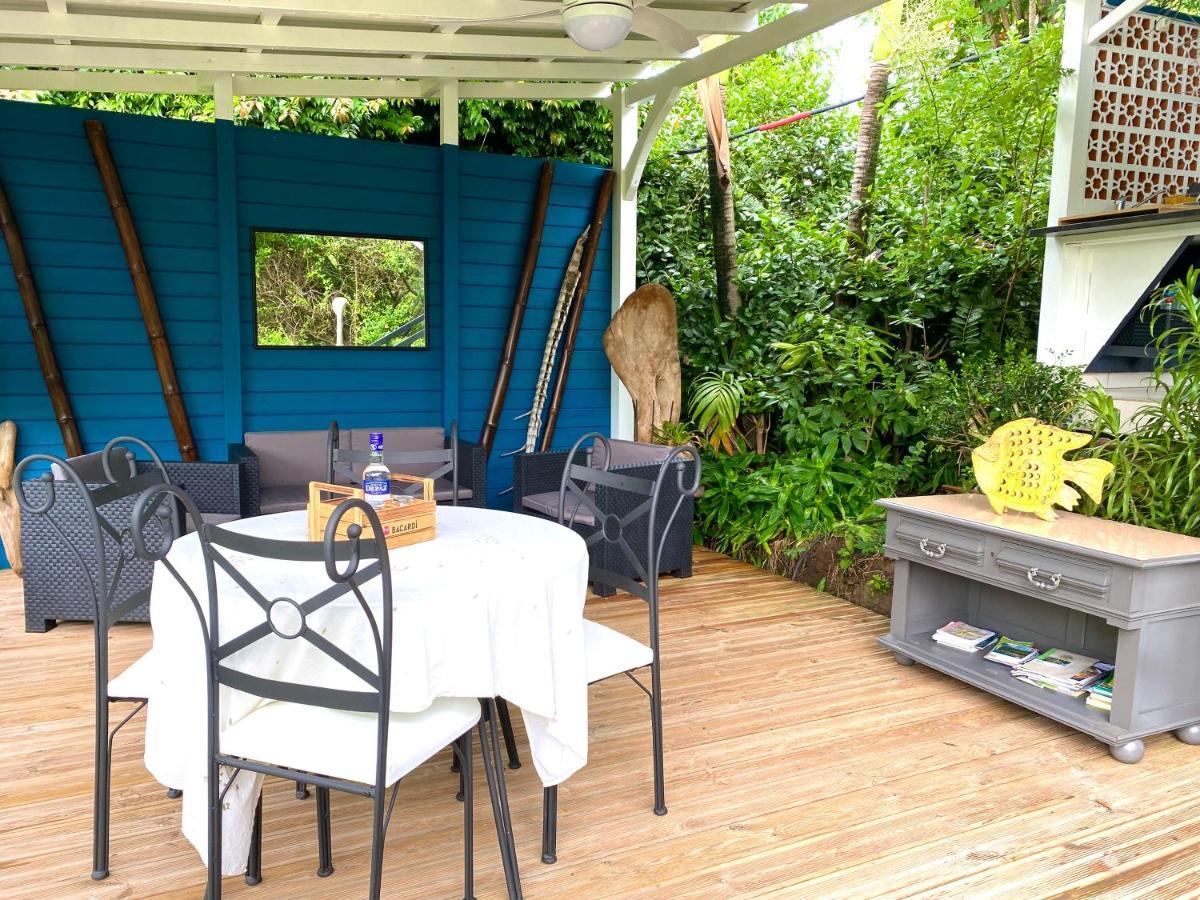 LODGE PAMPLEMOUSSE avec PISCINE privative , dans parc calme à 500 m plage Le Carbet Exterior foto